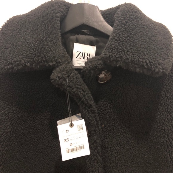 💕LAST CHANCE Zara teddy faux-shearling jacket - Picture 6 of 8